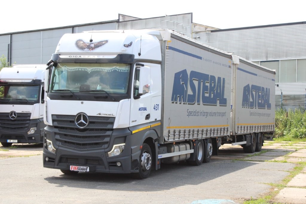 Mercedes-Benz Actros 2542 NAVIGACE + PANAV TVK 18 M (8,20m x 2,4