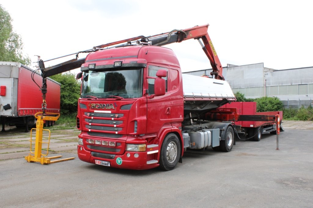 SCANIA R480 PALFINGER PK16000, EURO 5, JEŘÁBOVÉ VIDLE